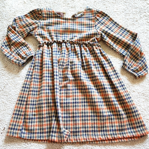 Zara Plaid Toddler Dress - 3 - 4 - Picture 1 of 4
